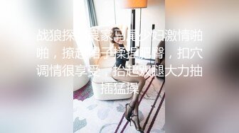 战狼探索良家马尾少妇激情啪啪，撩起裙子揉捏肥臀，扣穴调情很享受，抬起双腿大力抽插猛操