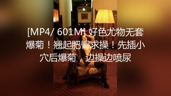 [MP4/ 601M] 好色尤物无套爆菊！翘起肥臀求操！先插小穴后爆菊，边操边喷尿