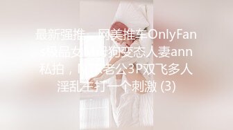 最新强推，网美推车OnlyFans极品女M母狗变态人妻ann私拍，NTR老公3P双飞多人淫乱主打一个刺激 (3)