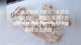 两口子盖着被子睡觉，凌晨四点鸡巴勃起，美丽长发妻子含情脉脉掀开被子吃了起来，羡慕啦 这么恩爱！