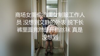 商场女厕偷拍美女制服工作人员 没想到文静的外表 脱下长裤里面竟然是开档丝袜 真是没想到